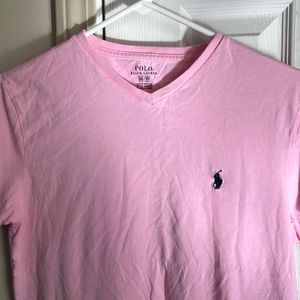 Polo Ralph Lauren pink shirt-sleeve t-shirt
